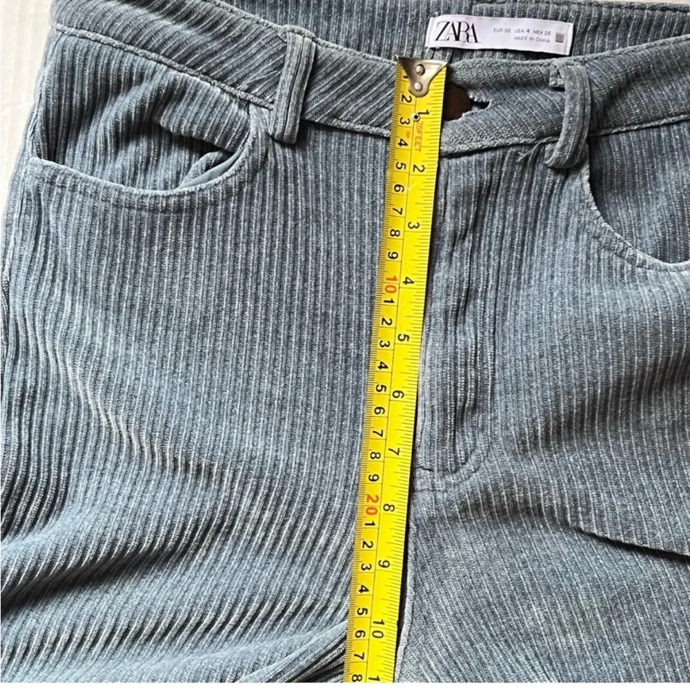 Zara 70s Velvet Corduroy Pants Size 4 - Picture 11 of 14